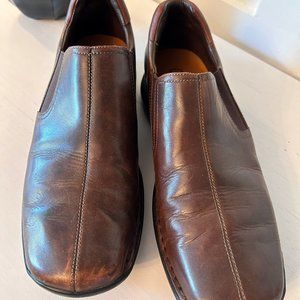 Cole Haan Zeno Brown Leather Slip-On Loafers Size 10.5M